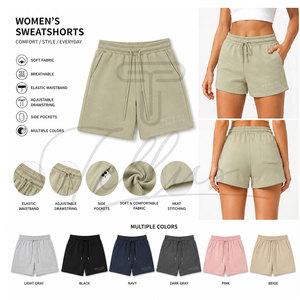 TELLUS APPAREL Pantalones Cortos Deportivos Personalizados de Moda para Mujer, de Algodón y Felpa, para Gimnasio, Fitness, Correr, Casuales, Tallas Grandes, de Secado Rápido y Transpirables - Product Image 5