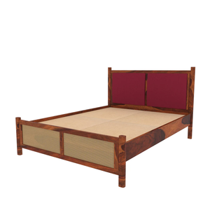 Sheesham (Indian Rosewood ) <b>Solid</b> <b>Wood</b> Platform <b>Bed</b> King/Queen/<b>Singl</b> Size Minimalist Design Durable Construction without Storage - Product Image 5