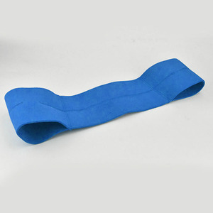 Bande de Soutien Élastique Professionnelle Personnalisée Bleue pour Musculation, Fitness et Entraînement de Force – Équipement d'Entraînement de Powerlifting - Product Image 4