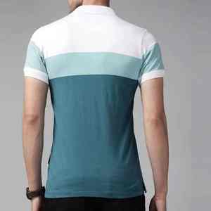 Camisa Polo Personalizada de Mezcla de Algodón para Hombre, Corte Ajustado, para Tenis y Golf, Transpirable, Informal de Negocios para Verano - Product Image 3