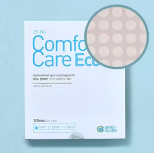 แผ่นแปะดูดซับสิว ZY-NU Comfort Care Eco Hydrocolloid Spot Clearing Patch 10 แผ่น ขนาด 10x10 ซม. รูปทรงกลม สำหรับดูดซับสิวและรอยสิว - Product Image 1