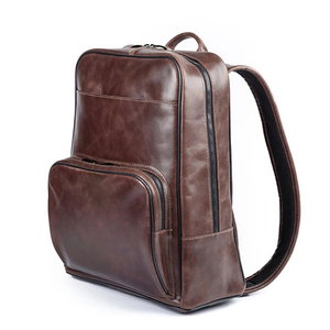 Mochila Unisex de Cuero Genuino con Múltiples Bolsillos, Diseño Elegante, Logotipo Personalizado, Color Impermeable, Capacidad de 20-35L para Uso en Exteriores - Product Image 5