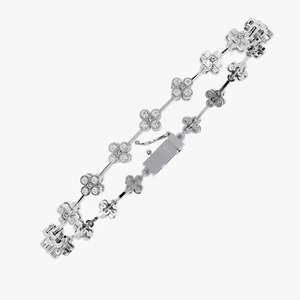Elegante Pulsera de Tenis con Diseño de Mariposa, Joyería Fina con Diamantes de Moissanita, Plata de Ley 925 para Niños, Certificada - Product Image 1