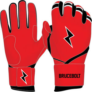 Gants de frappeur de baseball PROVEN ENTERPRISES en cuir, couleurs et tailles personnalisables, design léger et durable, manchette longue élastique haute performance - Product Image 2
