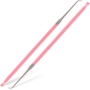 Applicateur portable en acier inoxydable noir pour isolation des cils, outil de coiffage pour permanente de cils, outil réutilisable pour le modelage des sourcils et les soins de beauté - Product Image 6