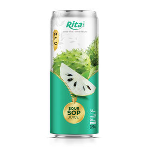 Boisson au jus de corossol de haute qualité 500ml en canette Rita, boisson gazeuse, emballage en boîte, type purée - Product Image 2