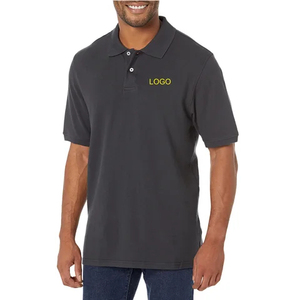 Chemises polo décontractées pour hommes, nouvelle collection, design tendance, logo personnalisé, couleur unie, respirantes, prix avantageux. - Product Image 1