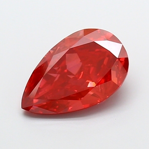 Diamante Rojo Intenso en Forma de Pera de 3.00-4.00 Ct, VS1, Gema Natural Suelta, Diseñada para la Producción de Joyería Premium - Product Image 3