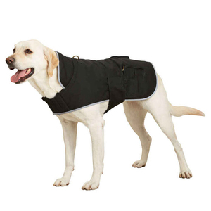 OEM Custom Winter Dog Coat <b>Sherpa</b> Fleece <b>Lined</b> Waterproof Reflective Pet <b>Jacket</b> Multi-Pocket D-Ring Warm Dog Clothes Wholesale - Product Image 2