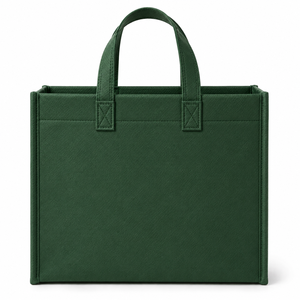 Bolsa de tela no tejida verde reutilizable, ecológica, para compras, para envasado de alimentos al por menor, suministro al por mayor - Product Image 5