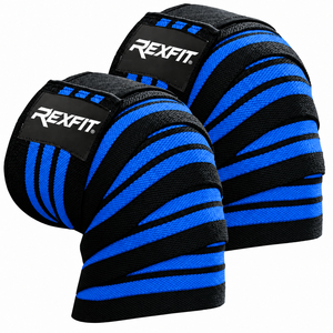 Vendas al por mayor de vendas de rodilla personalizadas con logo para levantamiento de pesas, gimnasios de powerlifting, entrenamiento de sentadillas y accesorios de fitness. - Product Image 5