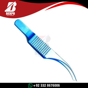 Pinzas Corneales Colibri con Puntas Dentadas, Instrumento de Microcirugía Oftálmica, Herramienta de Cirugía Ocular de Precisión de Acero Inoxidable, Reutilizable - Product Image 3