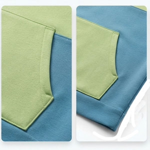 Sweat à capuche d'entraînement pour homme, couleur bleu néon magnifique, tissu extensible dans les 4 sens, anti-plis, coupe classique, service OEM - Product Image 3