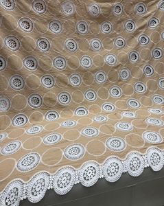 Luxury Cutwork Lace <b>Fabric</b> with Elegant Detailing Ideal for Wedding Wear Sarees Lehengas and Designer Outfits - Product Image 2