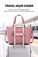 Sac à main en nylon poli, sac pour ordinateur portable, sac fourre-tout multi-poches pour les voyages d'affaires et l'utilisation quotidienne au bureau