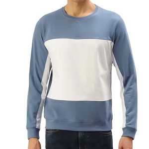 Sweat-shirts en molleton tissé à col rond pour hommes, service OEM de haute qualité, couleur et logo personnalisés, coupe classique, écologiques et respirants - Product Image 1