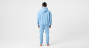 Ensemble de survêtement décontracté 2 pièces pour hommes : pull à capuche en molleton à manches longues et pantalon de couleur unie - Product Image 2