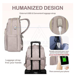 Sac à dos élégant, grande capacité, léger, design confortable pour un usage quotidien, les voyages et les activités de plein air - Product Image 3