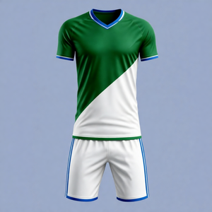 Nuevo Diseño de Uniforme de Entrenamiento de Fútbol, Conjunto Profesional de Camiseta y Pantalones Cortos, Diseño Personalizado de Alta Calidad - Product Image 5