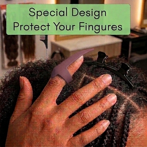 Wholesale Professional Stainless Steel Hair Parting Finger Separator Hook Needles Tool Easy <b>Nail</b> Design for Hair <b>Extensions</b> - Product Image 6