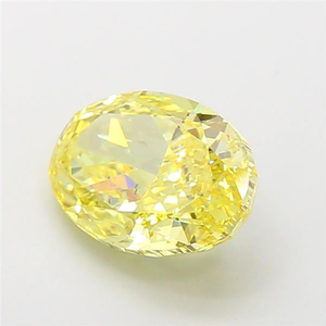 Diamant de laboratoire jaune intense de qualité supérieure, certifié CVD, taille ovale, étincelant, pierre précieuse non montée pour la création de bijoux haut de gamme sur mesure - Product Image 5
