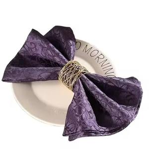 Elegante Anillo de Servilleta de Metal Moderno y Ecológico para Decoración de Mesa de Comedor y Uso Doméstico - Product Image 6