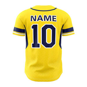 Ensemble de maillots de baseball rouge 7V7 à manches courtes, numéro 10, impression sublimée, col en V, 100% polyester, évacuation de l'humidité - Product Image 4