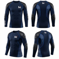 Ensemble de sport de compression unisexe de performance supérieure, rembourré, pour la gym, l'entraînement et la course, séchage rapide, USA Europe MALUZA