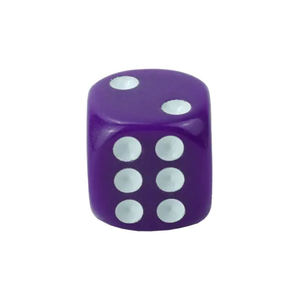 Accessoires d'artisanat en résine colorés personnalisés haute performance, dés de casino avec points pour le jeu - Product Image 4