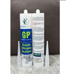 Scellant silicone en cartouche 280 ml, type acétique, pour travaux d'étanchéité et d'assemblage intérieurs et extérieurs. - Product Image 4