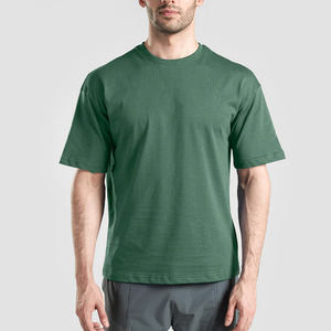 Camiseta de tela de algodón, camiseta tradicional de manga larga, camiseta personalizada de manga corta para hombre, corte holgado. - Product Image 1