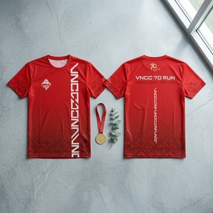 Fabricant de T-shirts de Course Personnalisés, T-shirts de Sport Unisexe à Manches Courtes en Polyester Anti-Transpiration - Product Image 4