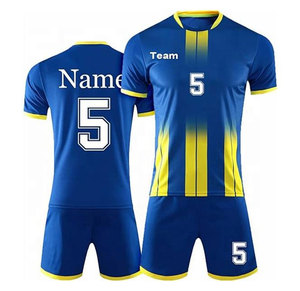 Uniforme Deportivo Personalizado para Equipos, Transpirable, de Secado Rápido, Conjunto de Camiseta de Fútbol para Adultos, 100% Poliéster Malla, para Clubes de Fútbol - Product Image 1