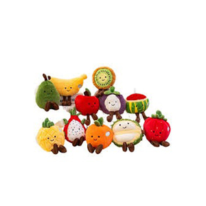 Juguetes de peluche suaves con forma de frutas, juguete de peluche de plátano unisex, juguete de peluche de fresa, juguete de peluche de maíz, juguetes de peluche de frutas para niños - Product Image 1