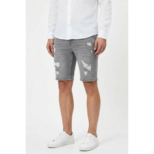 Shorts en jean décontractés pour hommes, shorts en coton personnalisés, longueur genou, vêtements d'été, fabricant, vente en gros - Product Image 4