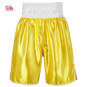 Shorts de boxe MMA personnalisables pour hommes avec taille élastique, confortables, tricotés et respirants, parfaits pour le Muay Thai - Product Image 3