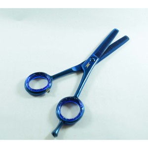 Professional <b>Barber</b> Salon Scissors with Stainless Steel <b>Blades</b> Sharp Tip Right-Handed Short Handle 32 Teeth for Hair Thinning - Product Image 5