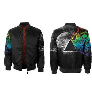 เสื้อแจ็คเก็ตบอมเบอร์มีฮู้ดพิมพ์ลายพรางแบบบาง ซิปเต็มตัว คุณภาพสูง ผลิตจากโพลีเอสเตอร์ สำหรับผู้ชาย สวมใส่สบายๆ สไตล์สปอร์ต - Product Image 2