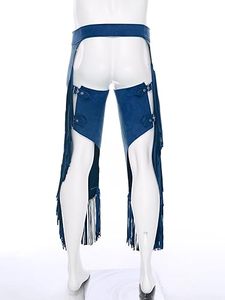 Pantalones Largos de Cuero Genuino Transpirable para Deportes al Aire Libre, Estilo Vaquero, para Motociclismo y Carreras de Autos - Product Image 4