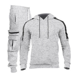 Survêtements de sport à capuche épais, design personnalisé, logo OEM ODM, haute qualité, pour l'hiver, mode jogging - Product Image 3
