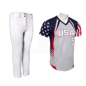 2026 Softball Uniform Lightweight Jersey And Pants Set For Team Wear Comfortable Fit Daily <b>Game</b> Use - Product Image 5