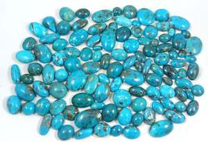 Lote de cabujones de turquesa persa natural al por mayor, lote de piedras preciosas de turquesa persa para la fabricación de joyas - Product Image 4