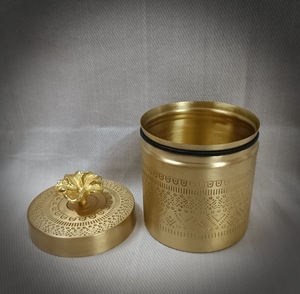 Luxury Heritage Brass Jar for <b>Wedding</b> - Product Image 3