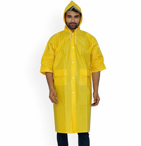 <b>Lightweight</b> Waterproof <b>Rain</b> <b>Jackets</b> Dark Blue Color Full Sleeve <b>Men</b> <b>Rain</b> <b>Jacket</b> Women Long Raincoat - Product Image 6