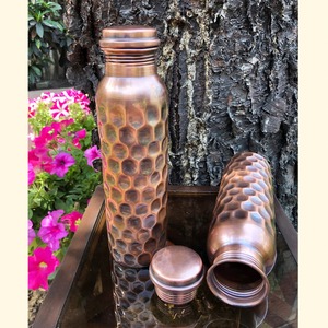 Copper water bottle Pure copper water bottle Copper bottle Copper bottle India Copper drinking bottle Ayurvedic copper bottle - Product Image 4