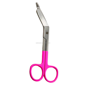 Tijeras de enfermera Lister alemanas premium de 1 pieza, 5.5 pulgadas, de acero inoxidable con mango rosa, juego de instrumentos quirúrgicos, instrumentos médicos - Product Image 5