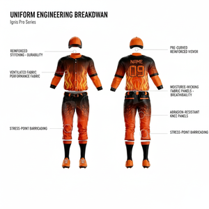 Professional Baseball Uniform Kit Unisex Youth Custom Team Jersey Pants Breathable Fabric Quick Dry Sports Wear Quality Uniform - Product Image 2