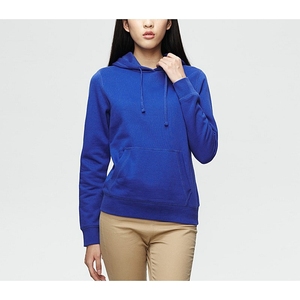 Nouveauté 2022 : Sweat à capuche court en coton noir tricoté, uni, décontracté, à manches longues pour femme, pull d'hiver, broderie personnalisée - Product Image 2