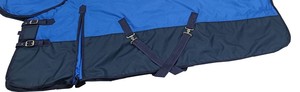 Manta para Caballo Hecha a Mano, Impermeable y Transpirable, con Aislamiento de Poliéster de 250g, 1200D Rip Stop, para Invierno, con 4 Correas para las Patas - Product Image 3