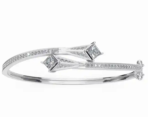 Twin Star Nebula Lab Grown Diamond Bracelet 1.799 Carats 66 Stones 9k 14k 18k Yellow <b>Rose</b> White <b>Gold</b> Luxury Celestial Jewelry - Product Image 1